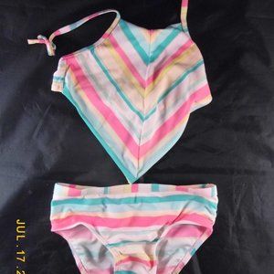 Koala Kids Girls Toddler Stripe Swimsuit 2 Piece